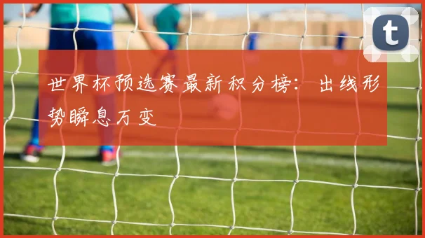 世界杯预选赛最新积分榜:出线形势瞬息万变