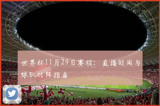 世界杯11月29日赛程：直播时间与球队对阵指南