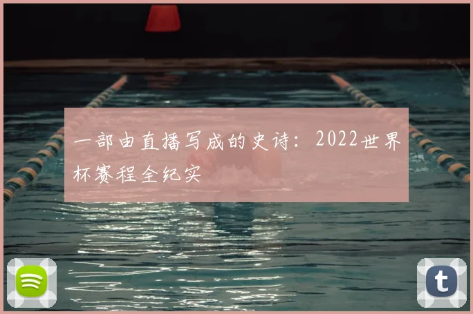 一部由直播写成的史诗：2022世界杯赛程全纪实