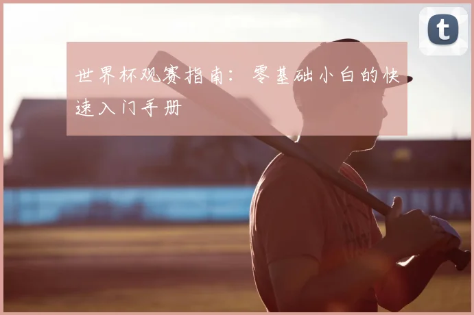 世界杯观赛指南：零基础小白的快速入门手册